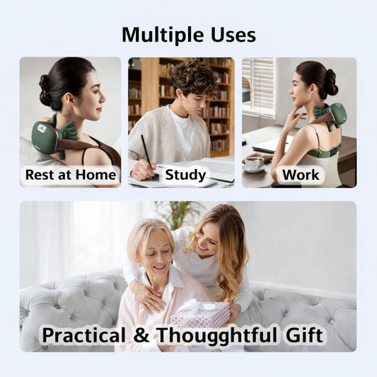 Neck Massager Provides Pain Relief and Muscle Relaxation