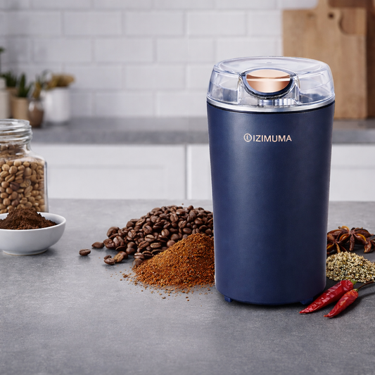 Electric coffee grinder machine for grinding coffee beans at home